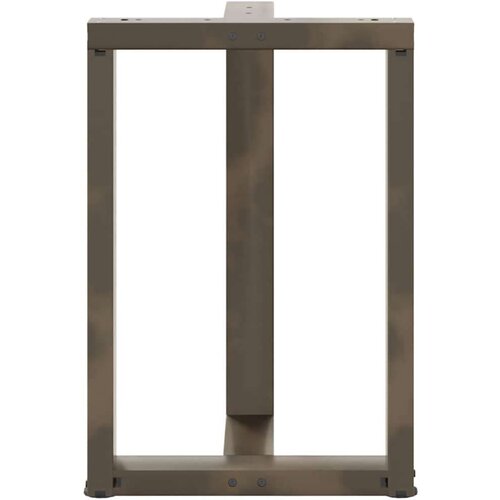  Noge za blagovaonski stol T-oblika 2 kom 50x35x(72-73) cm čelik Slike