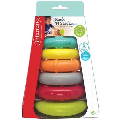 Infantino prstenovi dindolino Rock n Stack Cene