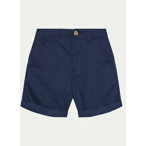 United Colors Of Benetton Kratke hlače iz tkanine 4BE7C901E Mornarsko modra Regular Fit