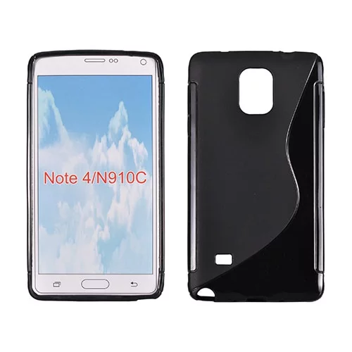  S silikonski ovitek Samsung Galaxy Note 4 N9100 črn