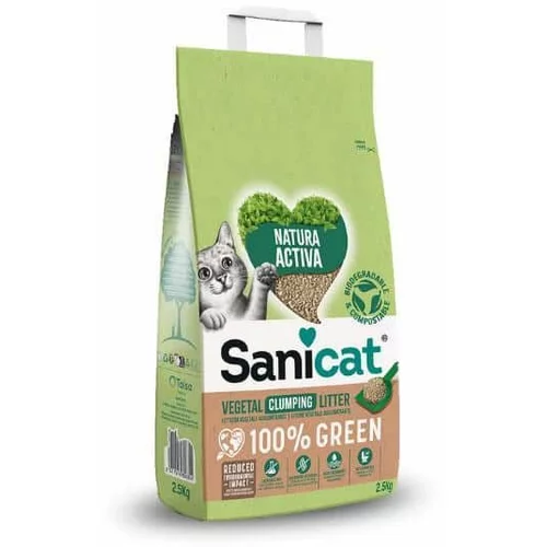Sanicat Natura Activa 100 % Green – 2,5 kg