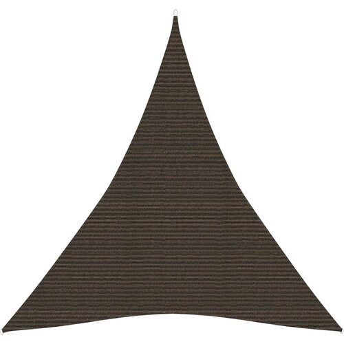 vidaXL Senčno jadro 160 g/m² rjavo 3x4x4 m HDPE, (20703155) Cene