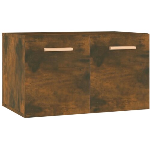 Maison Chic Stenska omarica - Zidna omarica dimljeni hrast 60x36,5x35 cm inženirski les iu32, (22063623) Cene