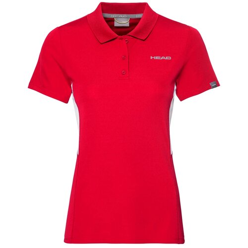 Head Dívčí tričko Club Tech Polo Red 140 cm Slike