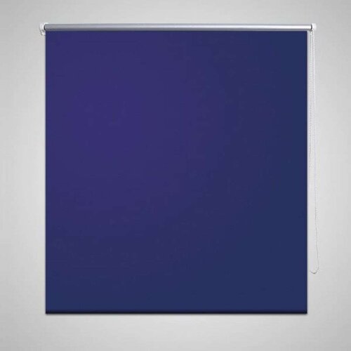 Rolo Roleta / Senčilo za Zatemnitev Oken 80 x 230 cm Temno Modre Barve Cene