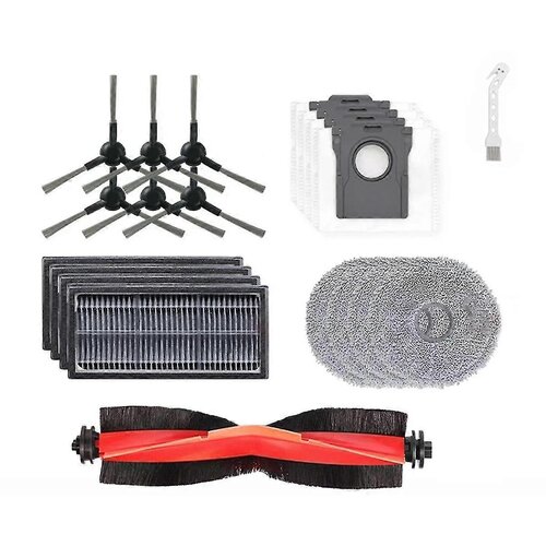 INORCO Rezervni deli robotskega sesalnika za Bot S10 Pro Ultra X30/X30 Glavna stranska krtača HEPA Filter Mop Krpa za prah B, (22028031) Cene