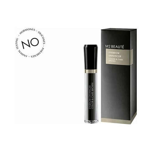 M2 Beauté eyebrow enhancer color & care - brown Cene