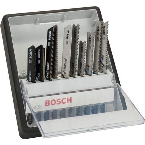 Bosch 10-delni Robust Line set listova ubodne testere Top Expert T-prihvat T 130 RIFF; T 118 AHM; T 141 HM; T 101 A; T 113 A; T 101 BF; T 101 BIF; T 118 AF; T 227 D; T 123 X - 2607010574 Cene