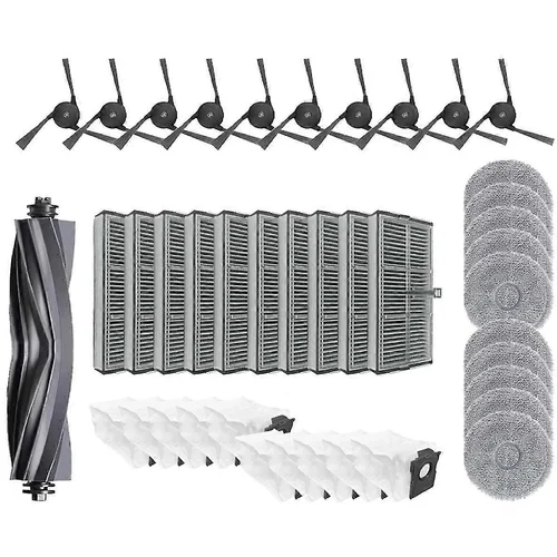 INORCO Deli sesalnika X40 Ultra / X40 Ultra Complete / X40 Pro / S30 Pro Ultra Glavni valj Stranska krtača Vrečka za prah, (21848541)