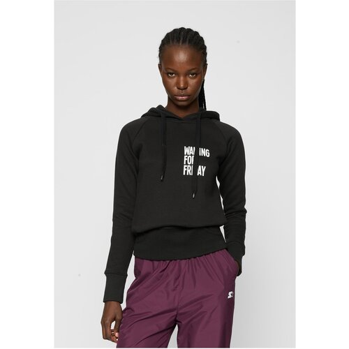 Mister Tee Ladies Waiting For Friday Hoody Black Slike