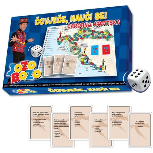 Grafoprint Games Dru&scaron;tvena igra Jozo Bozo Čovječe, nauči se! - Čarobna Hrvatska Cijene