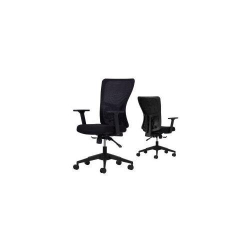 Hanah home Set 2 kancelarijske stolice Lumbar 108 Black Cene