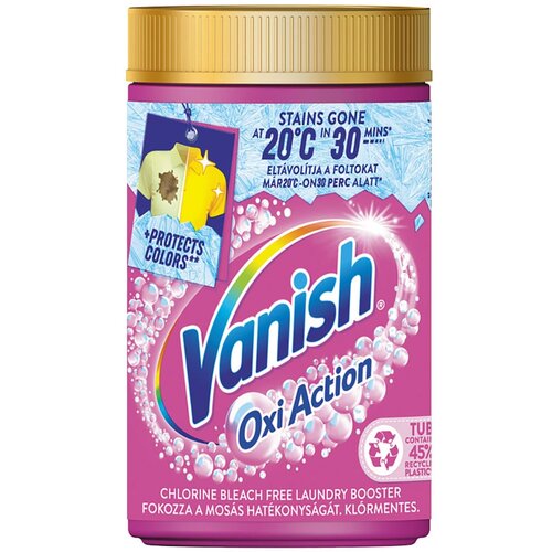 Vanish Oxi Action prašak za fleke pink 970g Cene