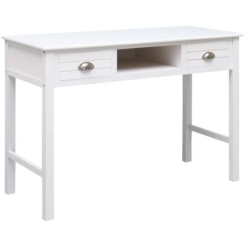  Pisalna miza bela 108x45x76 cm trles pavlovnije