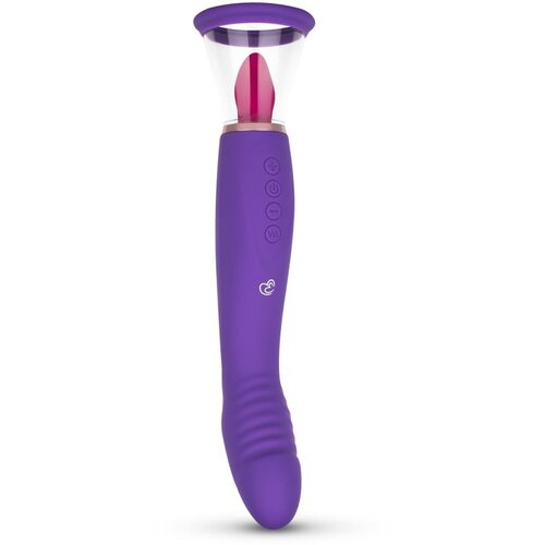 EasyToys - Vibe Collection pumpica s vibratorom G točke, ljubičasta Slike