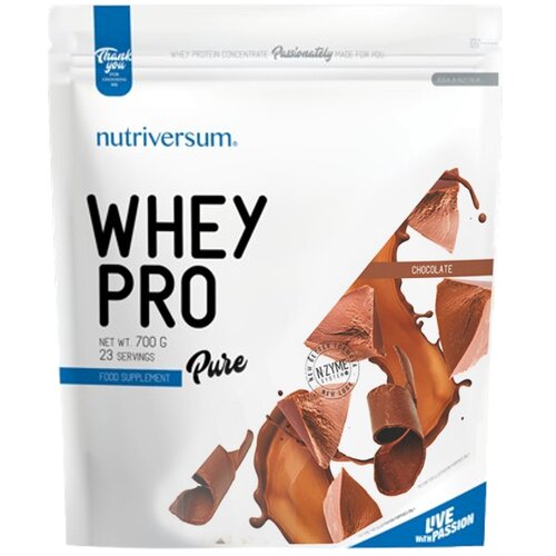 NUTRIVERSUM Whey Pro Protein surutke sa ukusom čokolade, 700g Slike