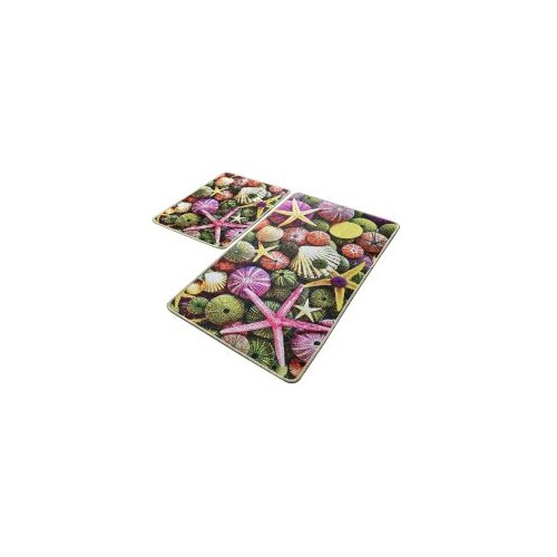  Estrella multicolor bathmat set (2 pieces) Cene