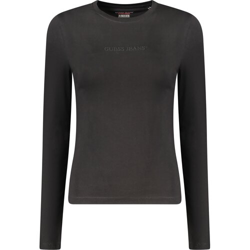 Guess Jeans LONG SLEEVE T-SHIRT WOMEN BLACK Slike