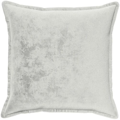  Presvlaka za jastuk 2 kom. HOUTEN Svjetlosiva 60 x 60 cm Flanel - Dizajn s paspulom Svjetlosiva 60 x 60 cm Slike