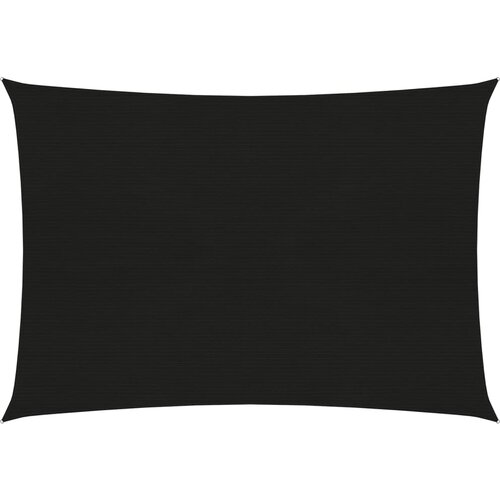 vidaXL Senčno jadro 160 g/m² črno 4x5 m HDPE, (20965061) Cene