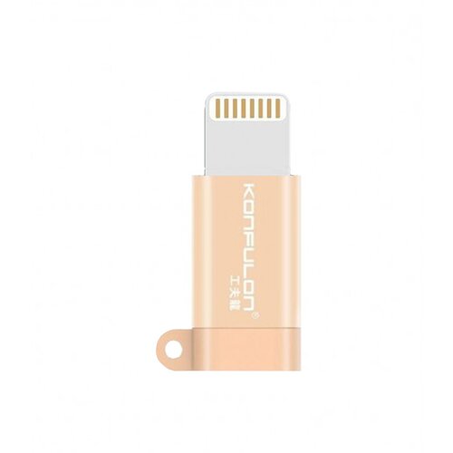 Apple Adapter KONFULON Micro USB na iPhone lightning zlatni Cene