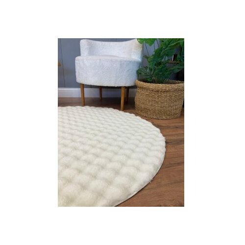 Conceptum Hypnose puffy bubble yuvarlak - cream cream carpet (80 x 80) Cene