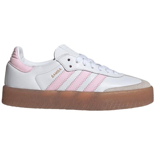 Adidas Modne superge Baskets Sambae JQ1237 cuir Bela Slike