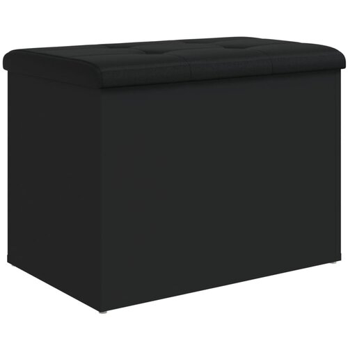 VidaXL Klop za shranjevanje črna 62x42x45 cm inženirski les, (20955030) Slike
