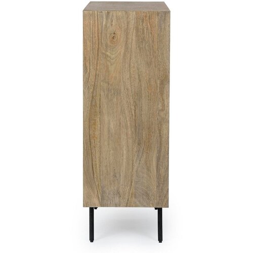 BIZZOTTO Omarica iz masivnega manga v naravni barvi 92x110x40 cm Darsey &amp;ndash; Slike