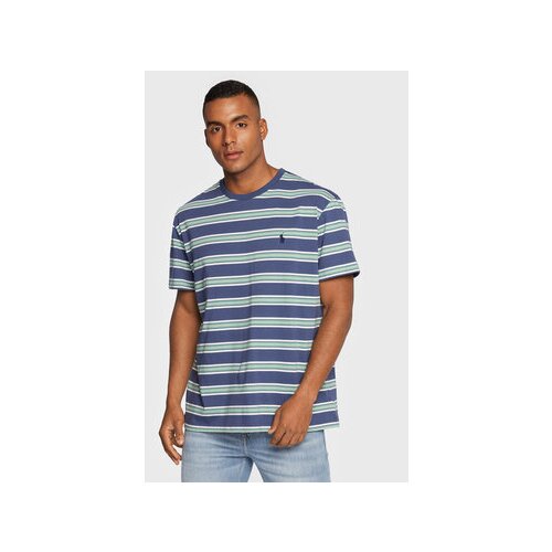 Polo Ralph Lauren Majica 710878517001 Mornarsko modra Classic Fit Slike