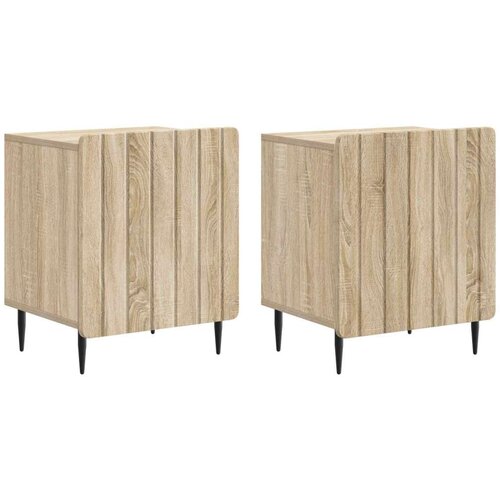 Noćni ormar 2 pcs Hrast sonoma 43 x 34 5 x 52 cm - Hrast sonoma 2 Cene