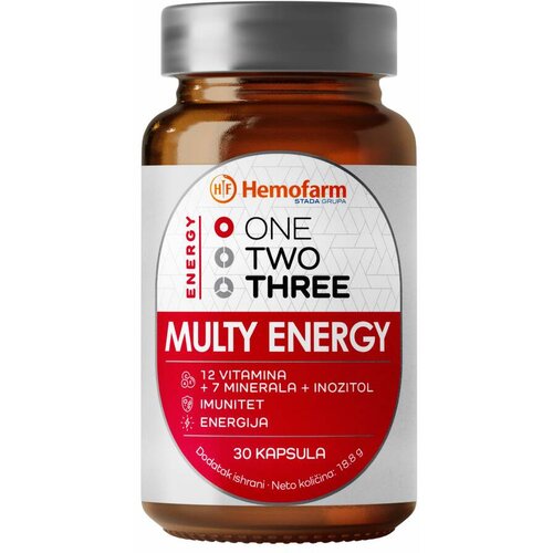 One Two Three multy energy, 30 kapsula Cene