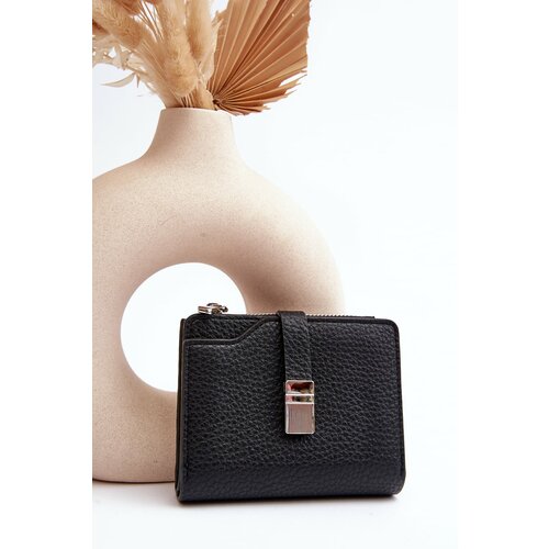 Kesi Women's leatherette wallet black Lazara Slike