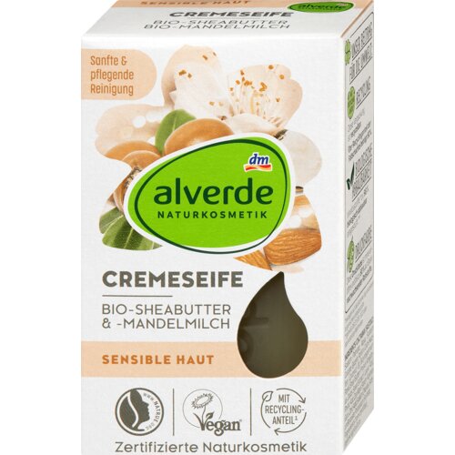 Alverde Naturkosmetik Čvrsti sapun sa ši puterom i bademovim mlekom 100 g Cene