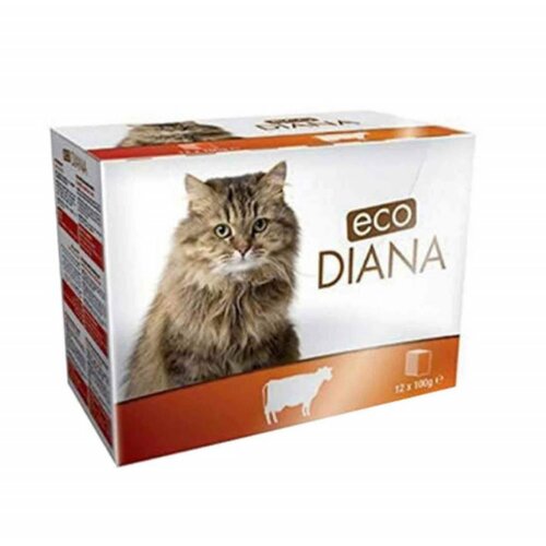 Normandise norman&dise vlažna hrana za mačke eco diana, komadići piletine, 100g, 12 komada Cene