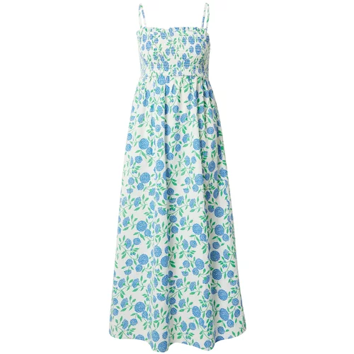 JDY Ljetna haljina 'MACE' kraljevsko plava / zelena / bijela