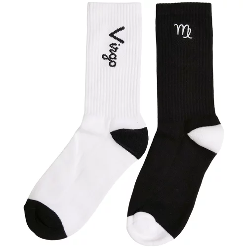 MT Accessoires Zodiac 2-Pack Socks Black/White Virgo