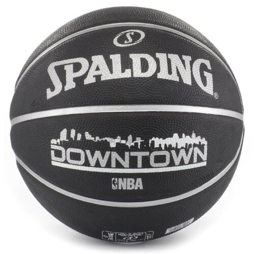 Spalding košarkaška lopta DOWNTAOWN BLACK OUT. 83-205Z Slike