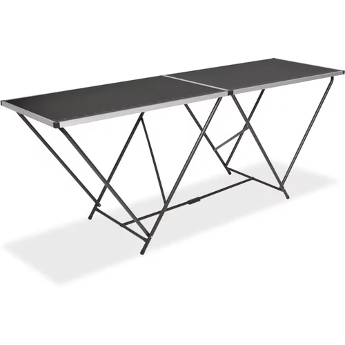  Zložljiva tapetniška miza MDF in aluminij 200x60x78 cm