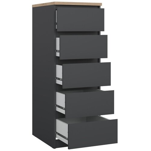 Tvilum Temno siva komoda 40x111x50 cm Naia &amp;ndash; Slike