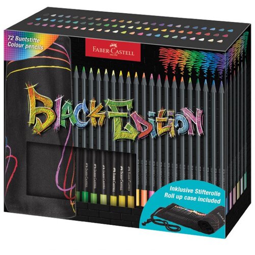  BOJE DRVENE 72BOJE U ROLO ETUI BLACK EDITION FABER CASTELL 116418 Cene