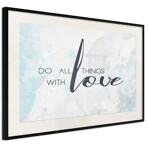  Poster - With Love 60x40