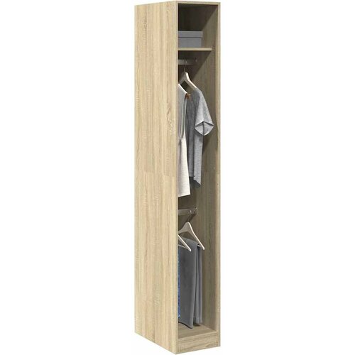 VidaXL Ormar boja hrasta sonome 30x50x200 cm od konstruiranog drva Slike