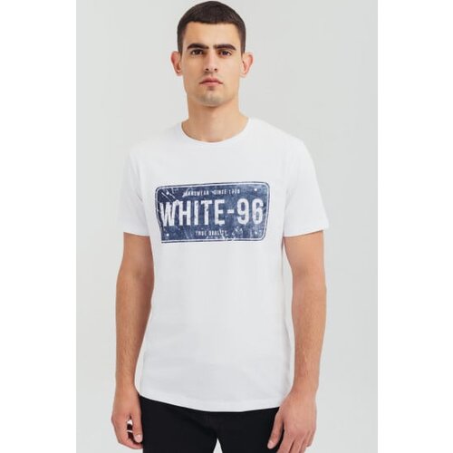 Legendww mu&amp;scaron;ka bela majica od pamuka sa printom white-96 Slike
