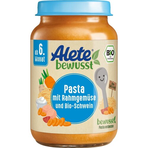Alete Bio testenine s kremno zelenjavo in bio svinjino - 190 g Cene