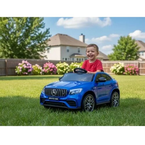 Mercedes AMG GLC 63s Coupe sa mekim gumama i kožnim sedi&amp;scaron;tem TS-104 - Plavi Slike