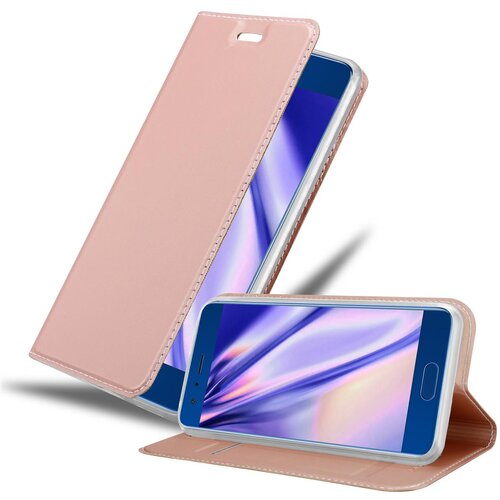 Cadorabo Ohi&scaron;je, združljivo z Honor 9 v klasična rožnata zlata - Za&scaron;čitni ovitek z magnetnim zapiranjem, stoječo funkcijo in režo za kartice, (20559337) Cene