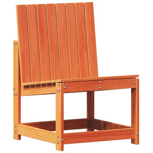 Maison Chic Vrtni Stoli - Stol za vrt vo&amp;scaron;čeno rjav 50,5x55x77 cm trdna borovina JS721, (21878094) Slike