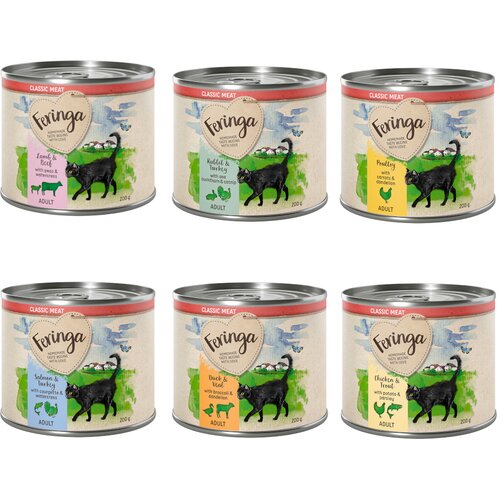  Me&scaron;ano poskusno pakiranje: Feringa Classic Meat meni  - 6 x 200 g Cijene