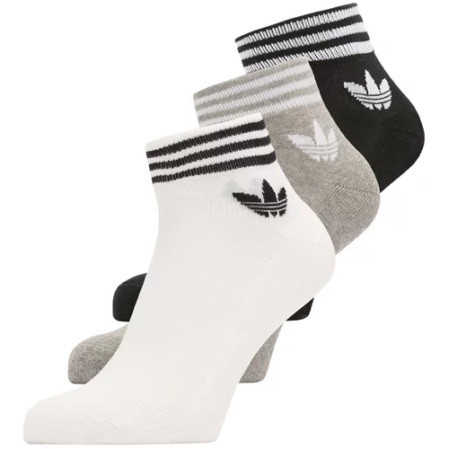 Adidas Čarape 'Island Club Trefoil ' siva / crna / bijela